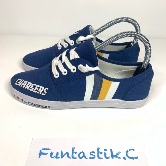 Chargers The Bradford Exchange NFL Womens Sz 6.5 & Mini Collectible shoes BUNDLE - Picture 5 of 16